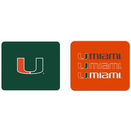 OTM Essentials - Miami Hurricanes Classic Mousepad 2-Pack - Multicolor
