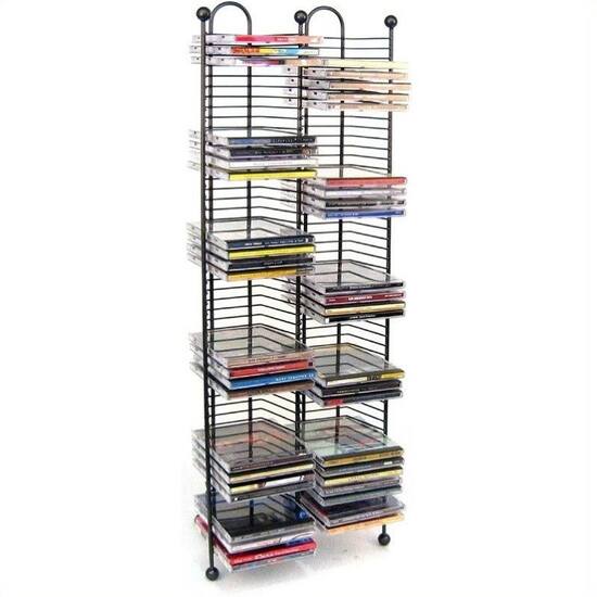 Atlantic 100 Disc Nestable CD Tower Gunmetal 63705079 Best Buy