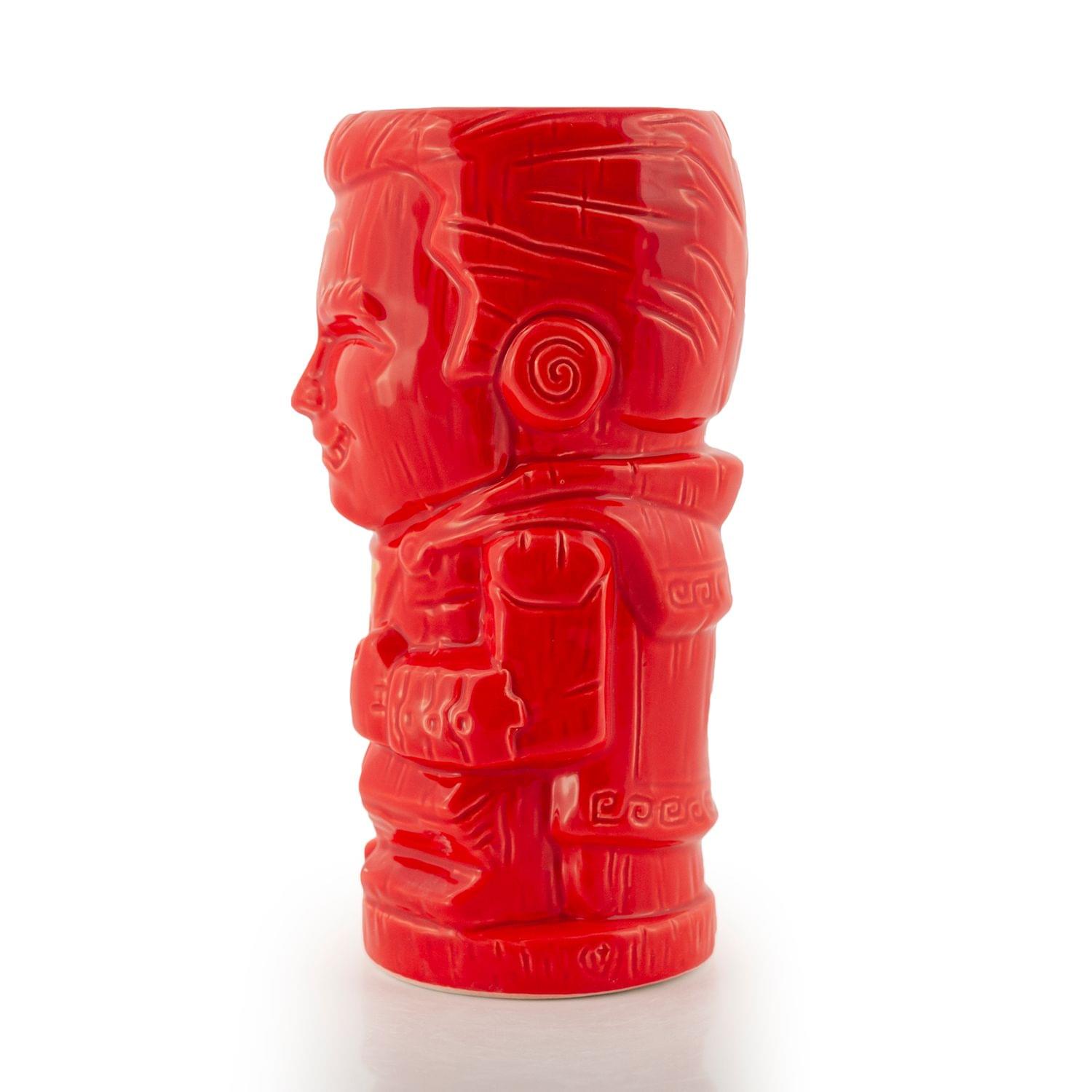 Alt View 1. DC Comics - Geeki Tikis DC Comics Shazam Tiki Mug | Ceramic Tiki Style Cup | Holds 19 Ounces - Red.