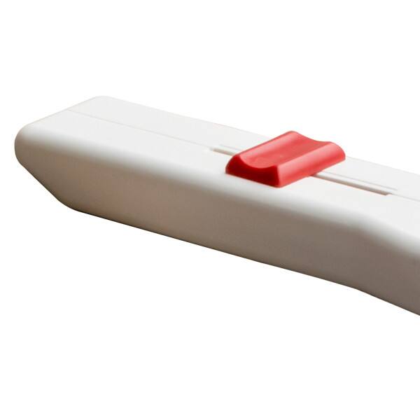 Angle. Kings County Tools - Humane Bug Catcher Tool - Clear, White, and Red.