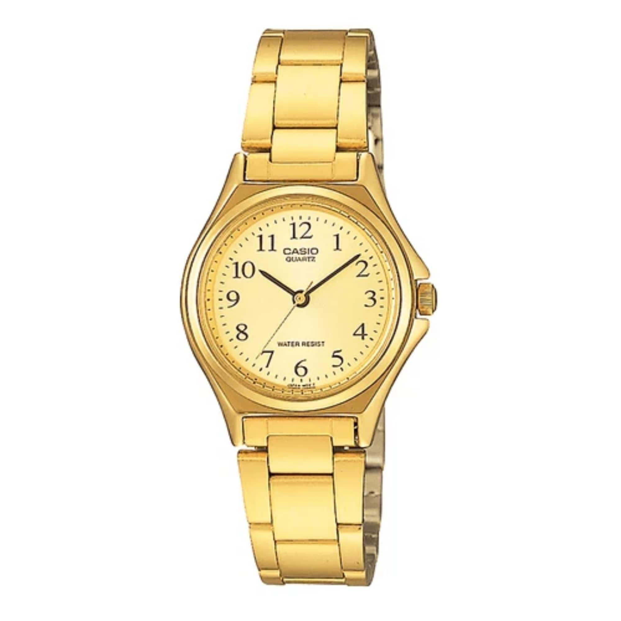 Casio - Women’s Dial Analog Watch with Bracelet - LTP-1130N-9B - Gold price history on PriceWatchPro