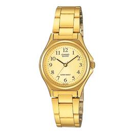 Casio - Women’s Dial Analog Watch with Bracelet - LTP-1130N-9B - Gold