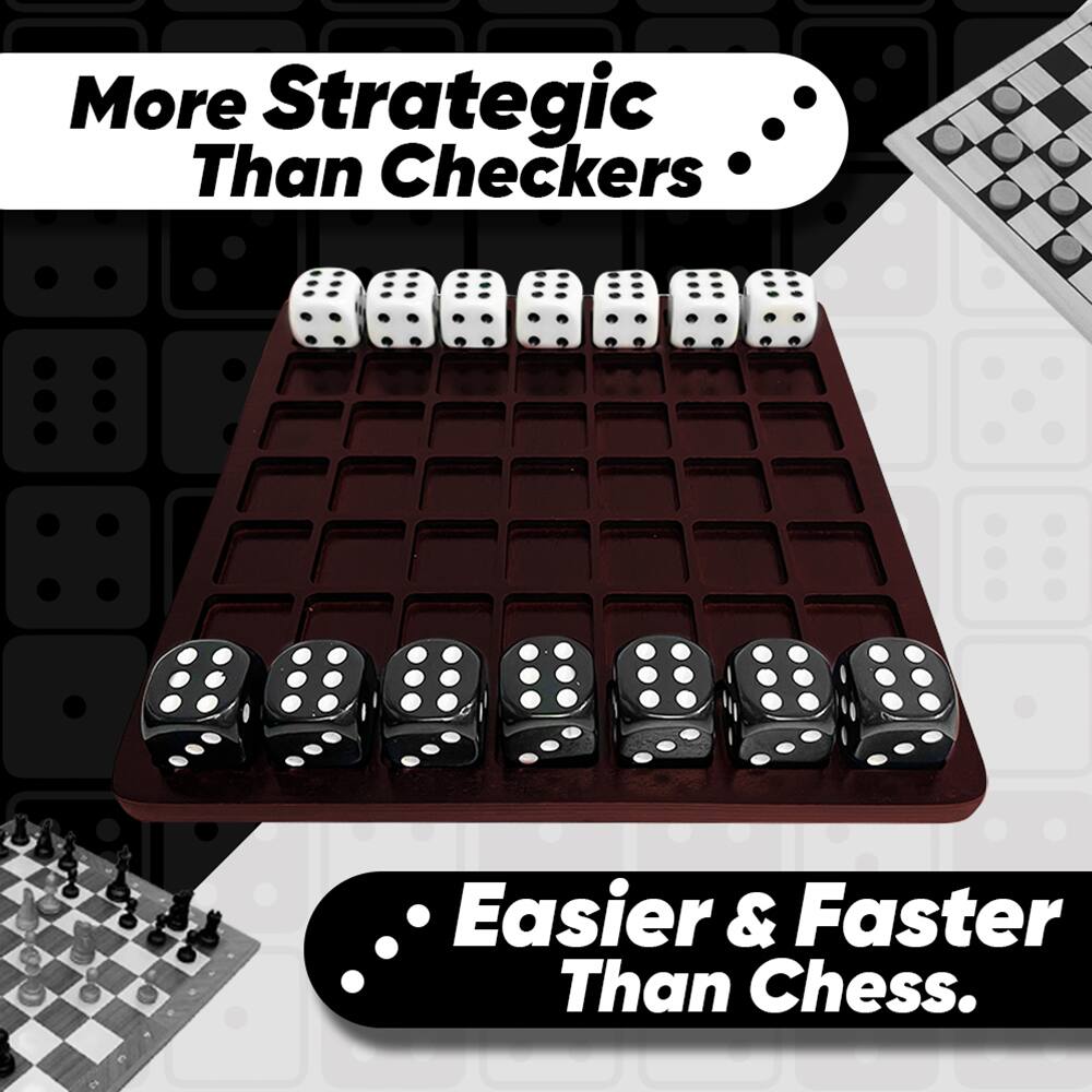 More Strategic Than Checkers  
Easier & Faster Than Chess.