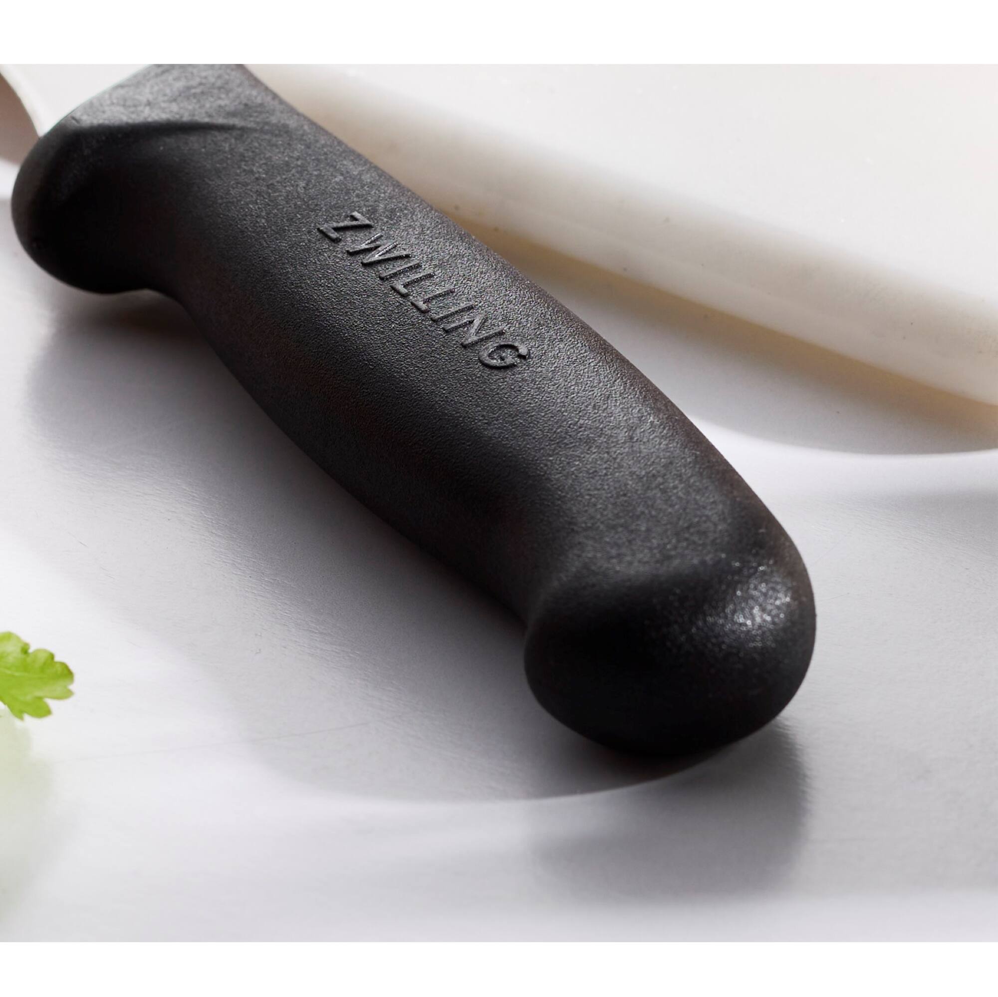 Alt View 2. ZWILLING - ZWILLING Commercial 6-inch Wide Stiff Boning Knife - Black.