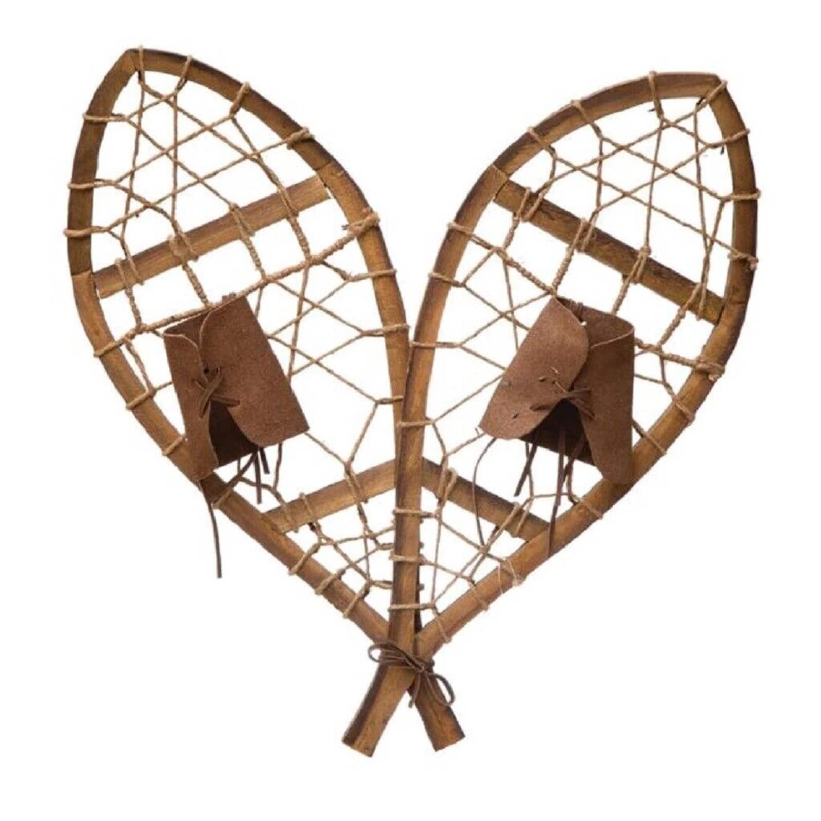 K&K Interiors - Pair of Snowshoes Christmas Arrow Replacement Sign 15.75 inch - Arrow Sold Separately - Brown price history on PriceWatchPro