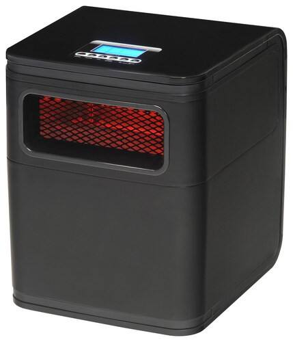 Front Standard. RedCore - Concept R-2 Infrared Heater - Black.