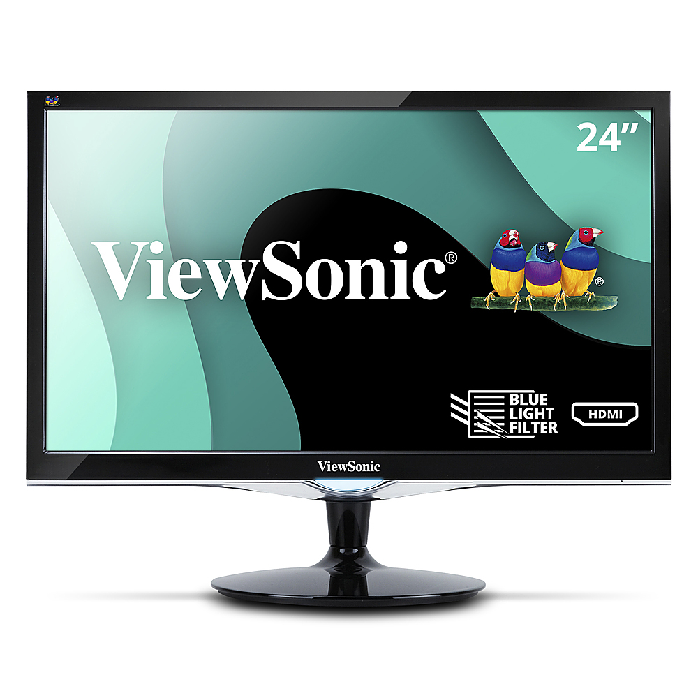hogar Enderezar Cereal ViewSonic VX2452MH 24" LCD FHD Gaming Monitor (DisplayPort VGA, HDMI, DVI)  Black VX2452MH - Best Buy