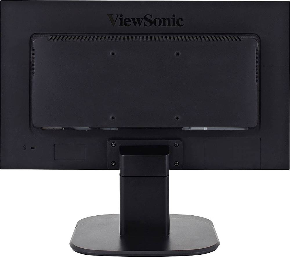 Back View: ViewSonic - 19.5" LED Monitor (DisplayPort, VGA) - Black