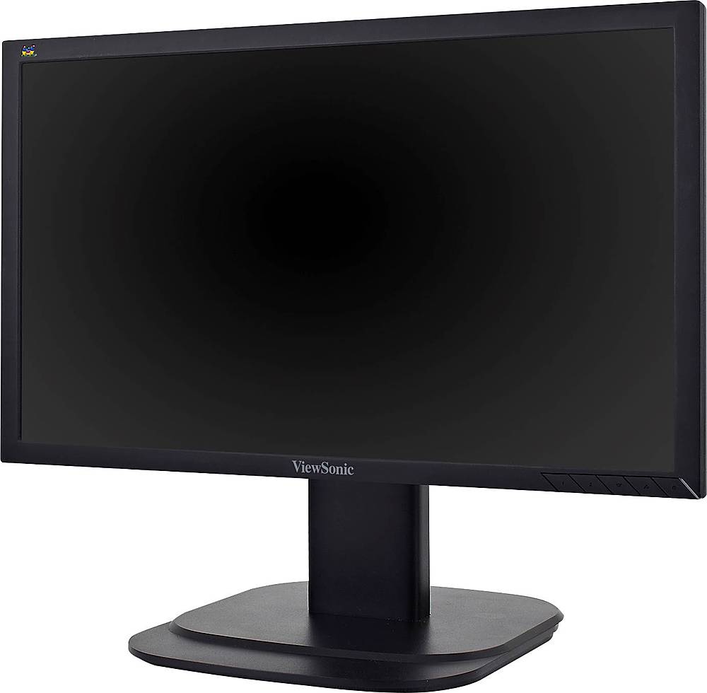 Left View: ViewSonic - 19.5" LED Monitor (DisplayPort, VGA) - Black