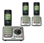 Angle. VTech - CS6629-3 DECT 6.0 Expandable Cordless Phone With Digital Answering System, 3 Handsets - Silver.