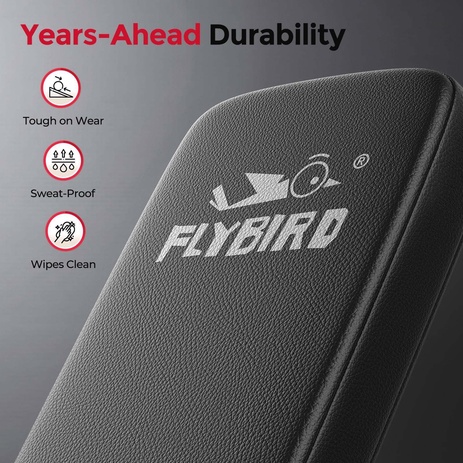 Years-Ahead Durability

- Tough on Wear
- Sweat-Proof
- Wipes Clean