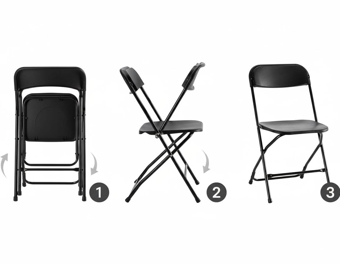 Alt View 5. AOITUN - Folding Chair 6 Pack Plastic Foldable for Dorm Room, Quality Seating for Daily Use, Ideal for Events & Gatherings - Black.