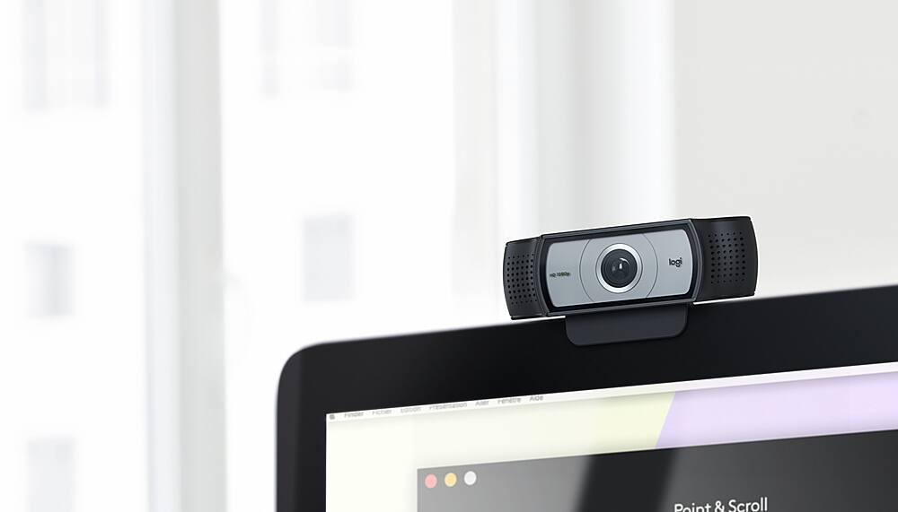 Alt View 12. Logitech - C930e Full HD 1080p Business Webcam - Black.
