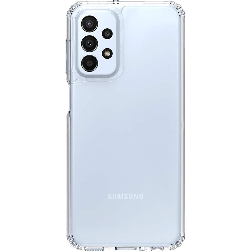 Front. SaharaCase - Hybrid-Flex Hard Shell Case for Samsung Galaxy A23 5G - Clear.