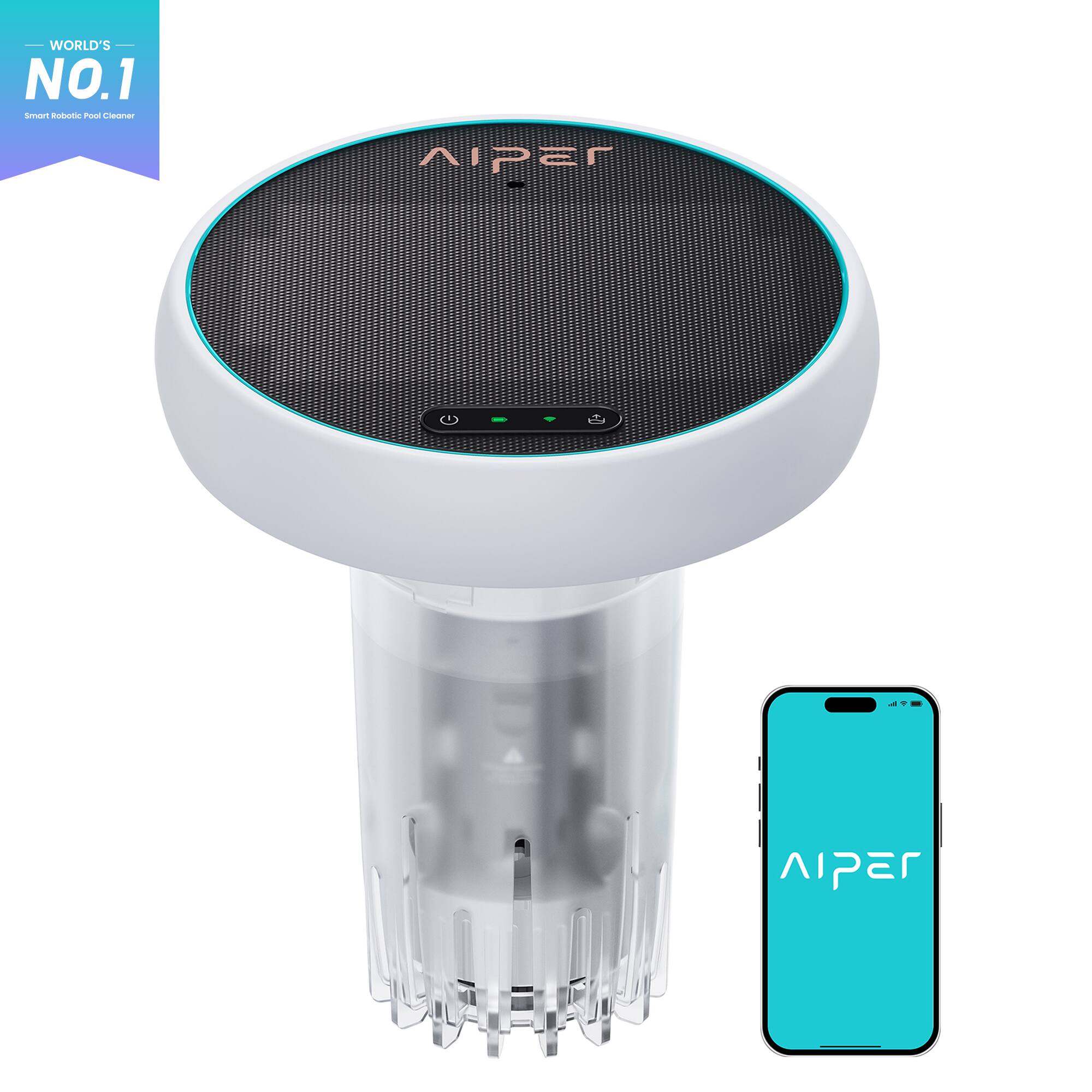WORLD'S NO.1 Smart Robotic Pool Cleaner

AIPEER