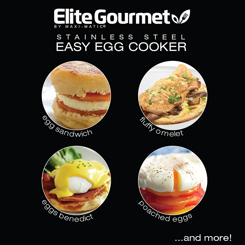 Best Buy: Elite Platinum Automatic Egg Cooker Silver EGC-207