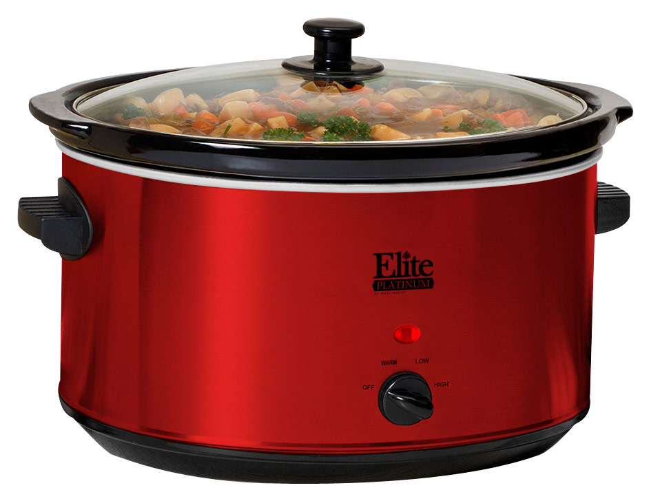 Elite Platinum 8-1/2-Quart Slow Cooker Red MST-900R - Best Buy