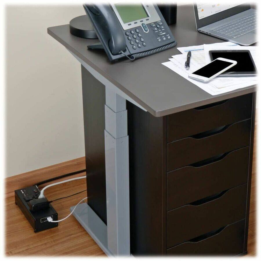 Alt View 4. Tripp Lite - Eaton Tripp Lite Series Isobar 6-Outlet Surge Protector, 10 ft. (3.05 m) Cord, Right-Angle Plug, 3840 Joules, 2 USB - Unknown.