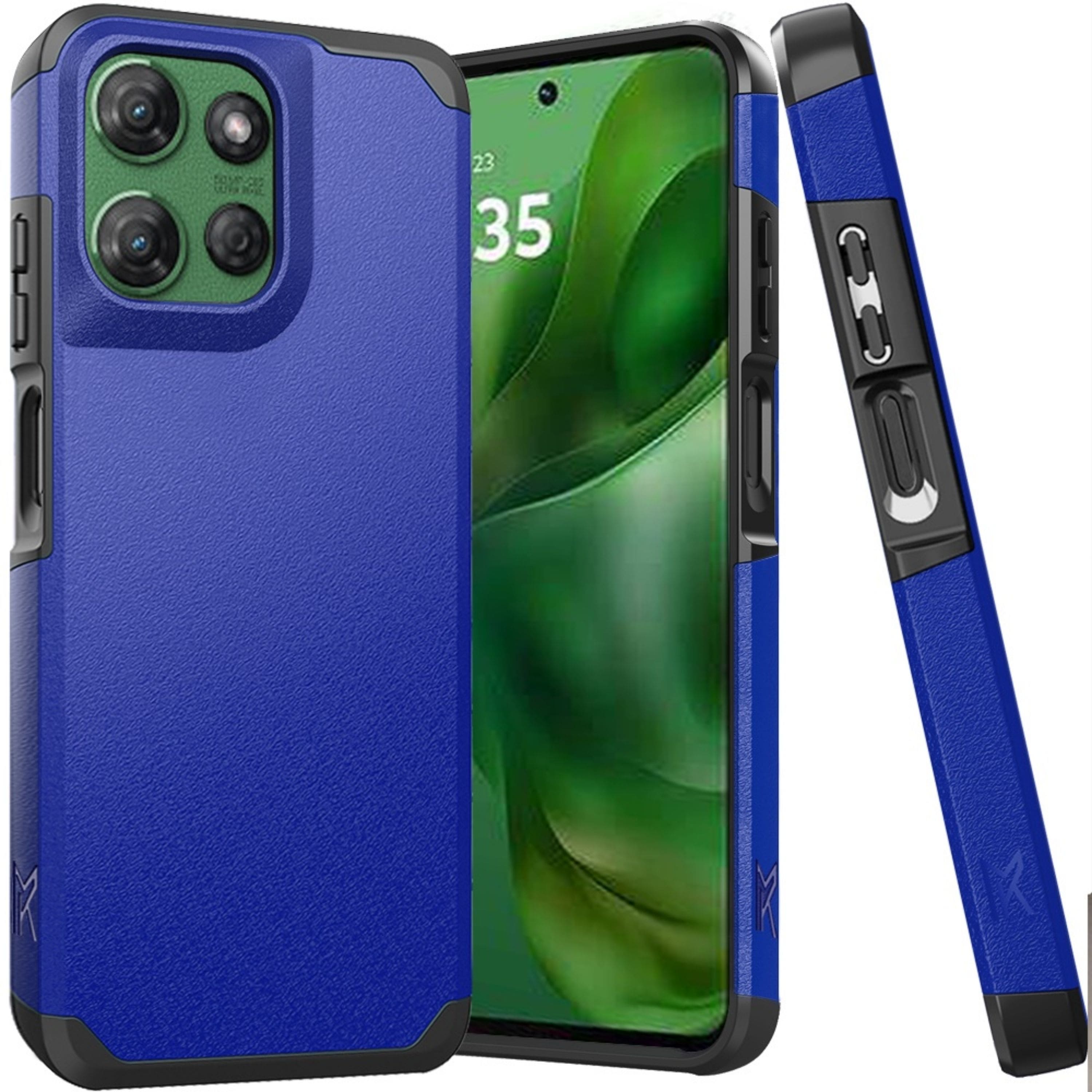 Kitcheniva - Reinforced Hybrid Shield Cover For Moto G Power 2025/2026 Classic - Blue