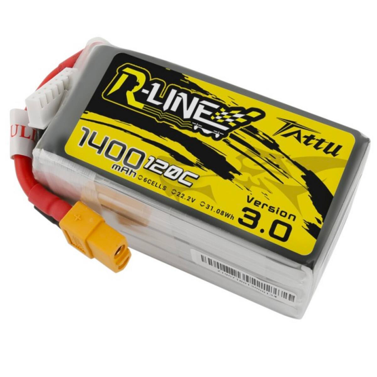 UL 1400 R-LINE Attu 120C 6CELLS 22.2V 31.08Wh Version 3.0