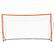 Alt View 5. VEVOR - Portable Soccer Goal, 12x6 ft Adults Kids Backyard Soccer Net, Large, Steel Fiberglass Structure Training Goal Set - Orange and black.