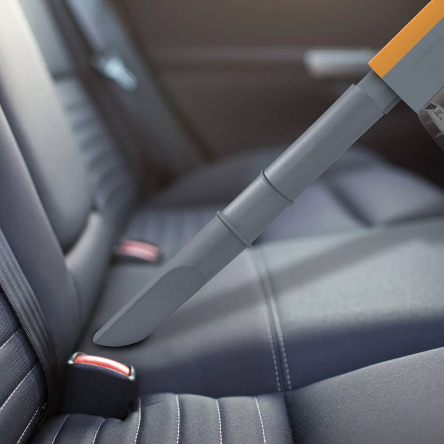 Left. Koblenz - Koblenz Multi-Purpose 600 Watt Stick Vacuum That Can Be Used As A Hand Vacuum For Convenience - Orange/gray.