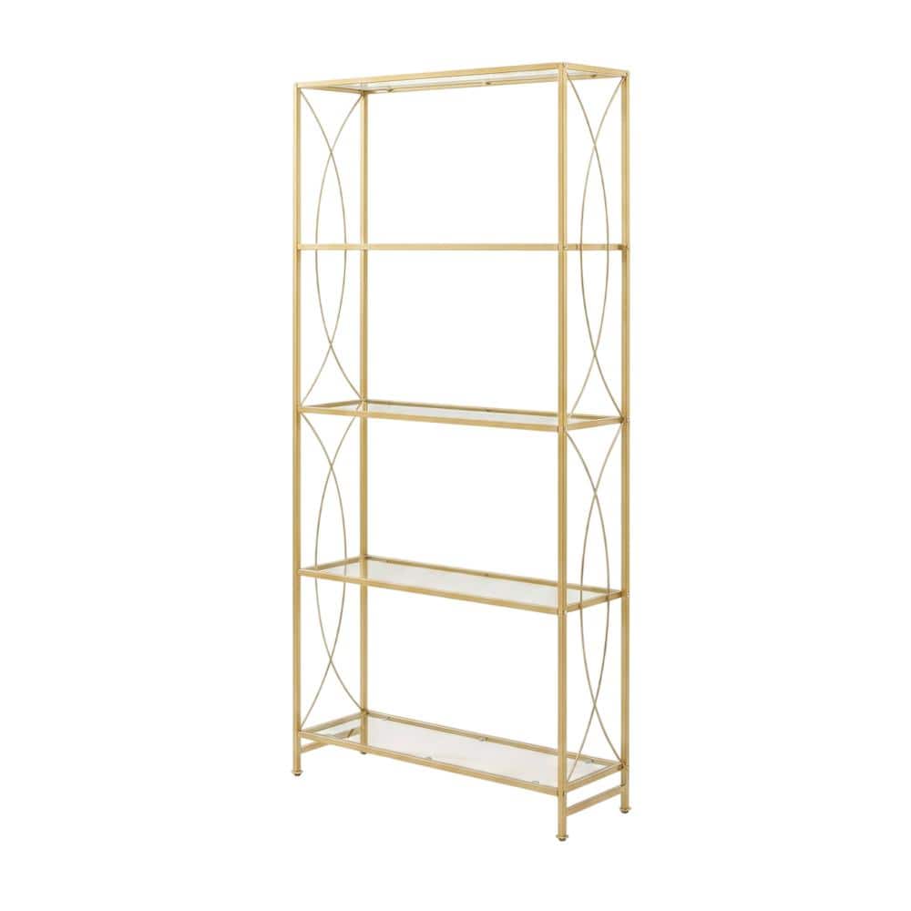 Crosley Furniture - Helena Etagere Bookcase - Gold