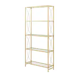 Crosley Furniture - Helena Etagere Bookcase - Gold