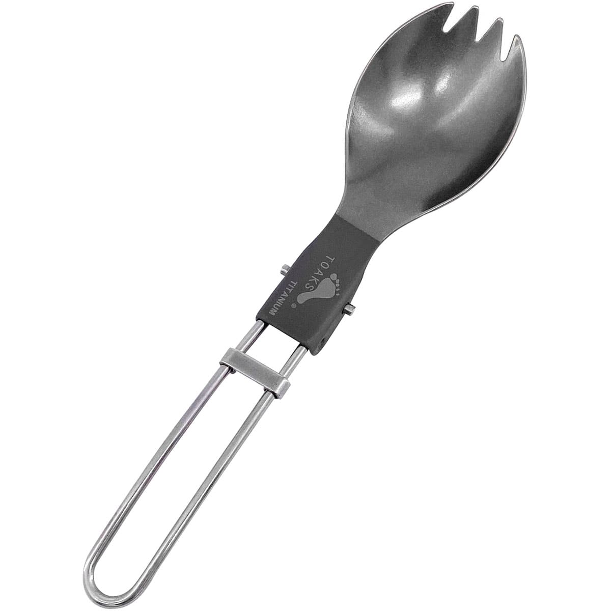 TOAKS - Titanium Small Folding Spork SLV-16 - Outdoor Camping - Gray
