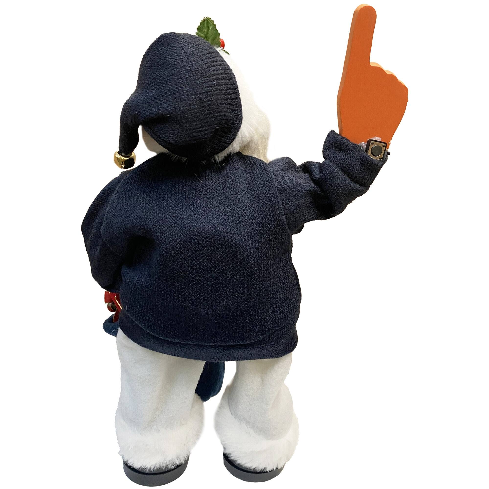 Alt View 1. Santa's Workshop - Virginia Cavaliers 12" Animated Musical Santa - Red.