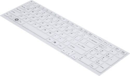 Angle Standard. Sony - VAIO Keyboard Skin for Sony VAIO CB, F2, EJ, EH and EL Series Laptops - White.