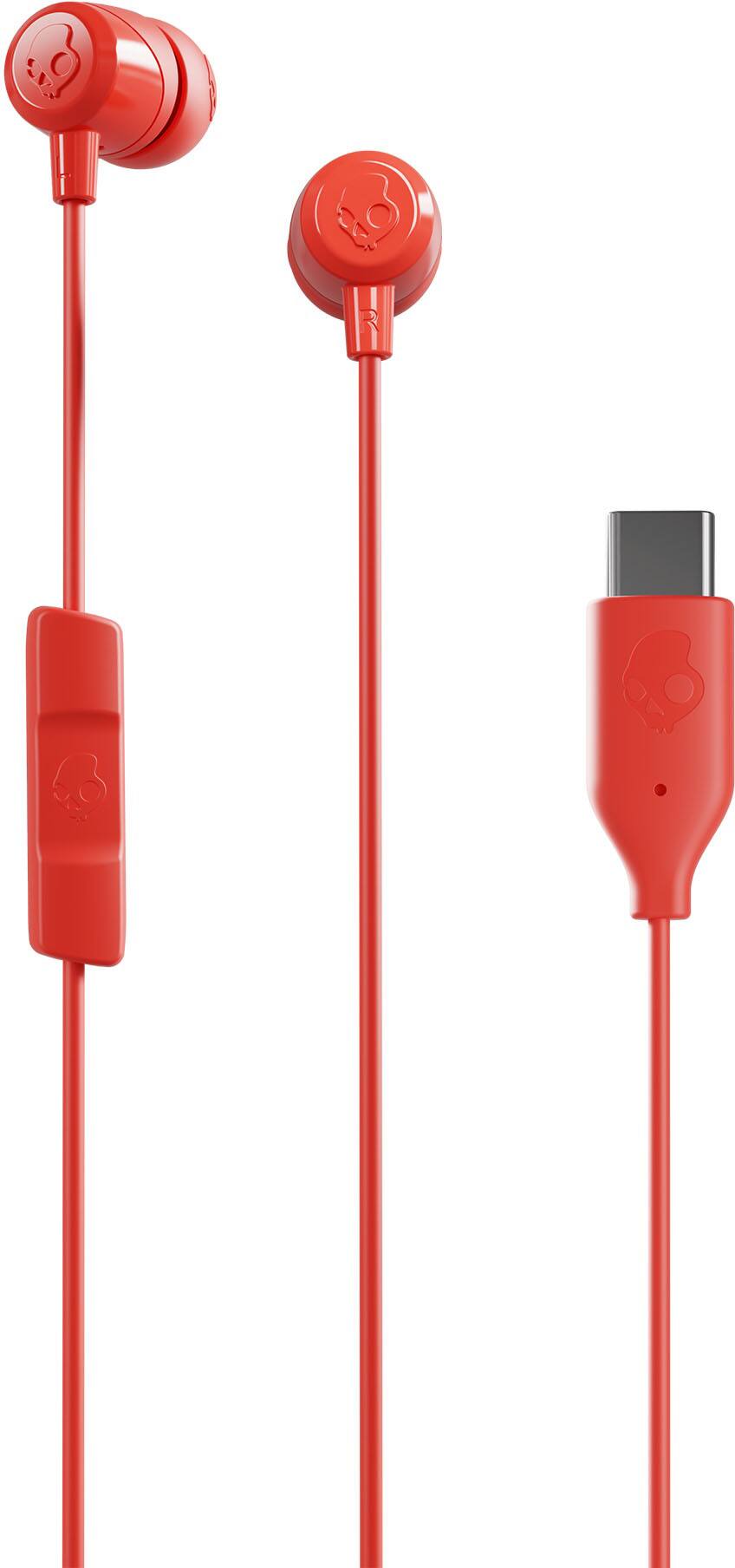 Angle. Skullcandy - JIB USB-C Wired Earbuds - Plasma.