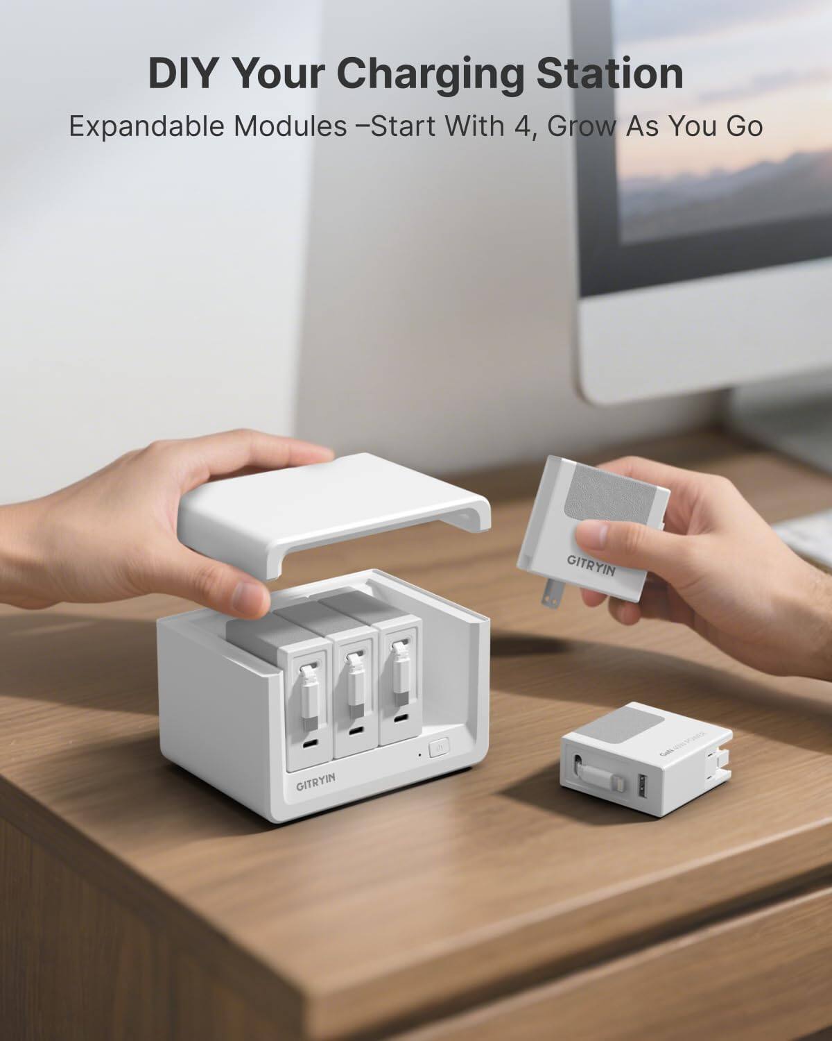 DIY Your Charging Station  
Expandable Modules - Start With 4, Grow As You Go