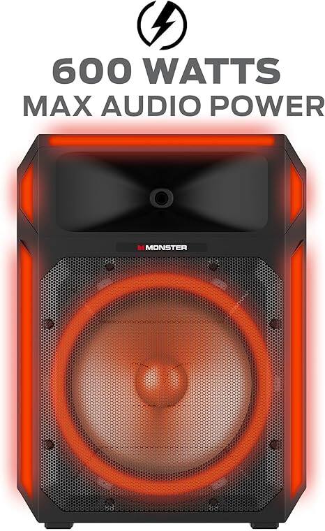 600 Watts Max Audio Power Monster
