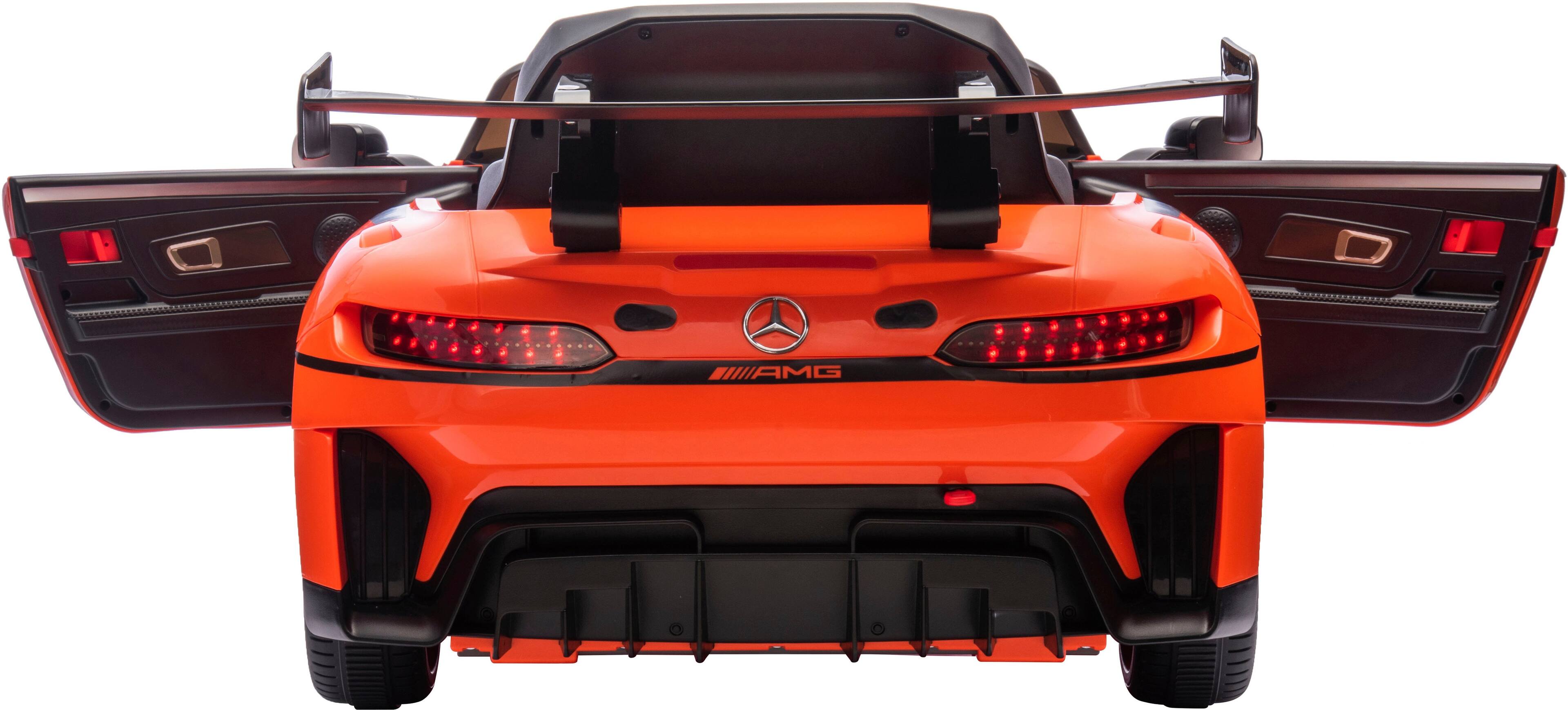 Alt View 16. Hyper - Mercedes AMG GT3 12V Ride On - 3.5MPH Max Speed - Adult Remote Control - Front & Rear Lights - Horn - Safety Belt - Orange.