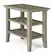 Front. Simpli Home - Acadian SOLID WOOD 14 inch Wide Rectangle Transitional Narrow Side Table in Distressed Grey - Distressed Grey.