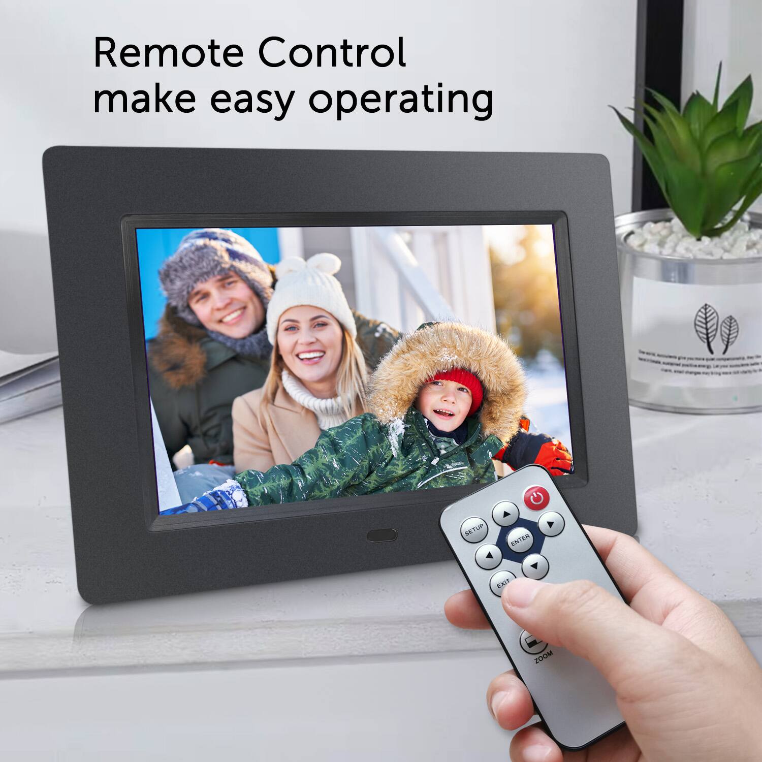 Remote Control make easy operating

SETUP
ENTER
EXIT
ZOOM