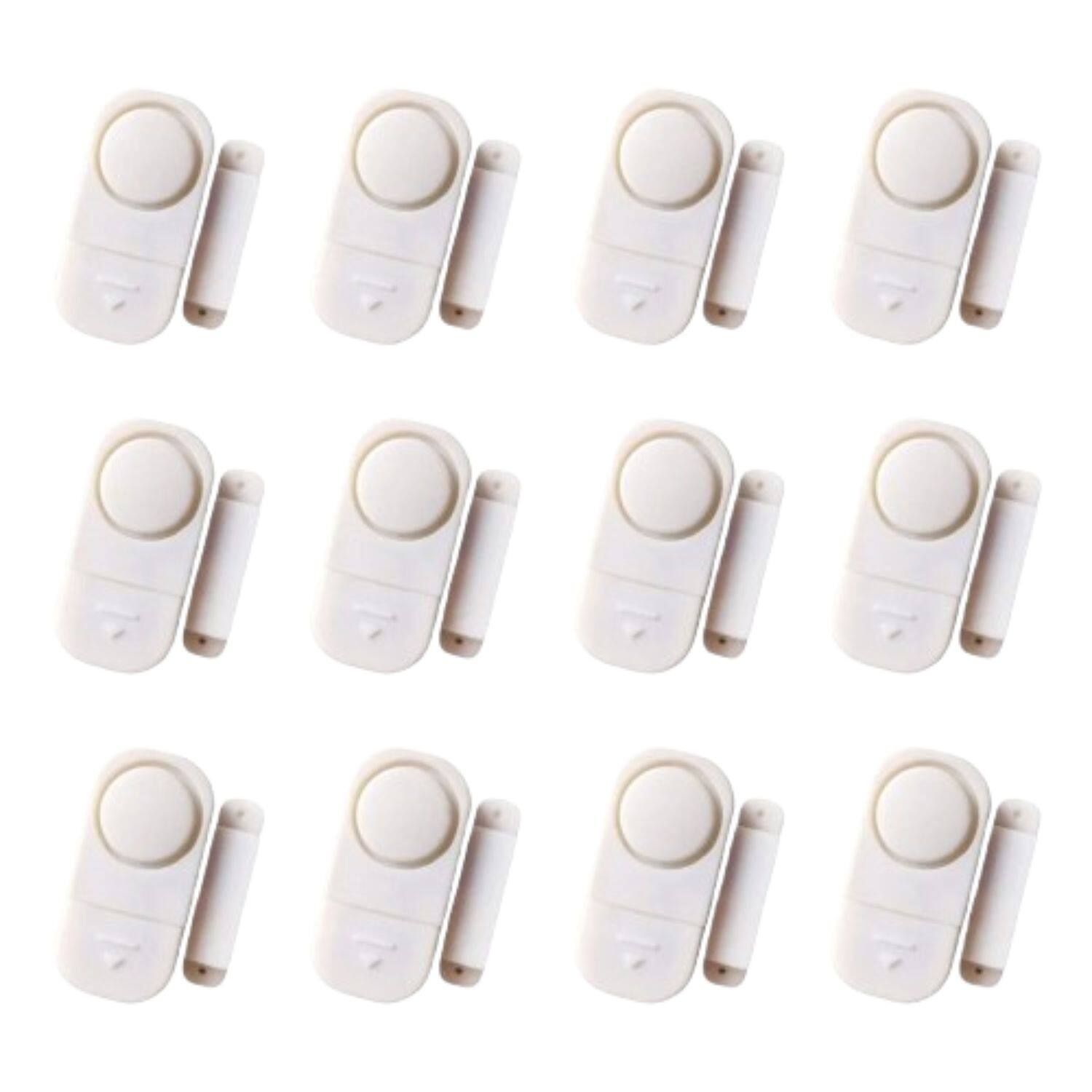 Front. Stock Preferred - 10 Pack Wireless Home Window Door Burglar Security Alarm System - White.