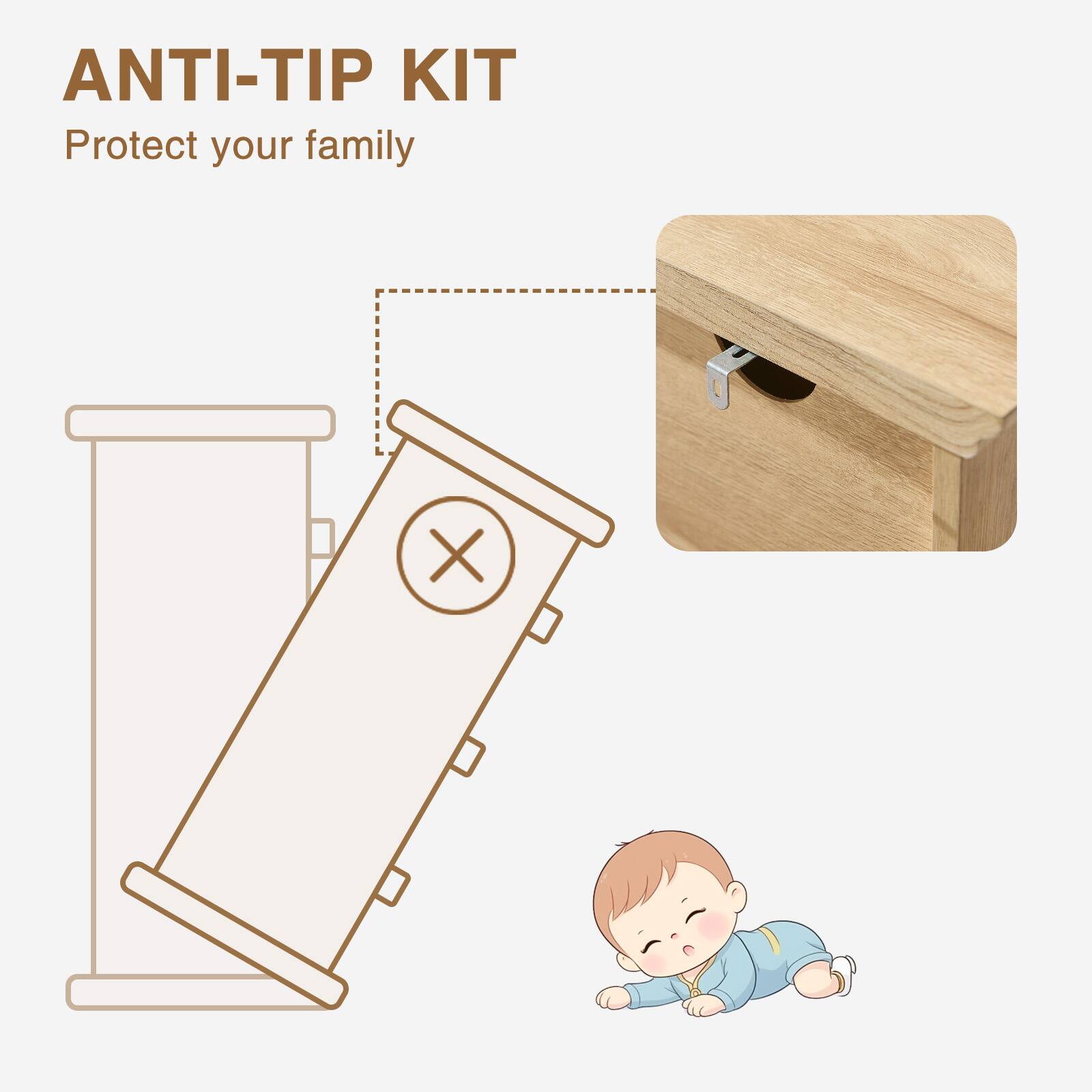 ANTI-TIP KIT  
Protect your family