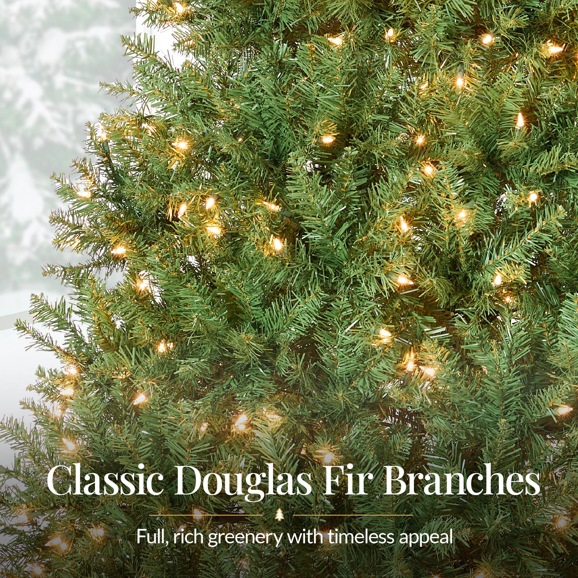 Classic Douglas Fir Branches  
Full, rich greenery with timeless appeal