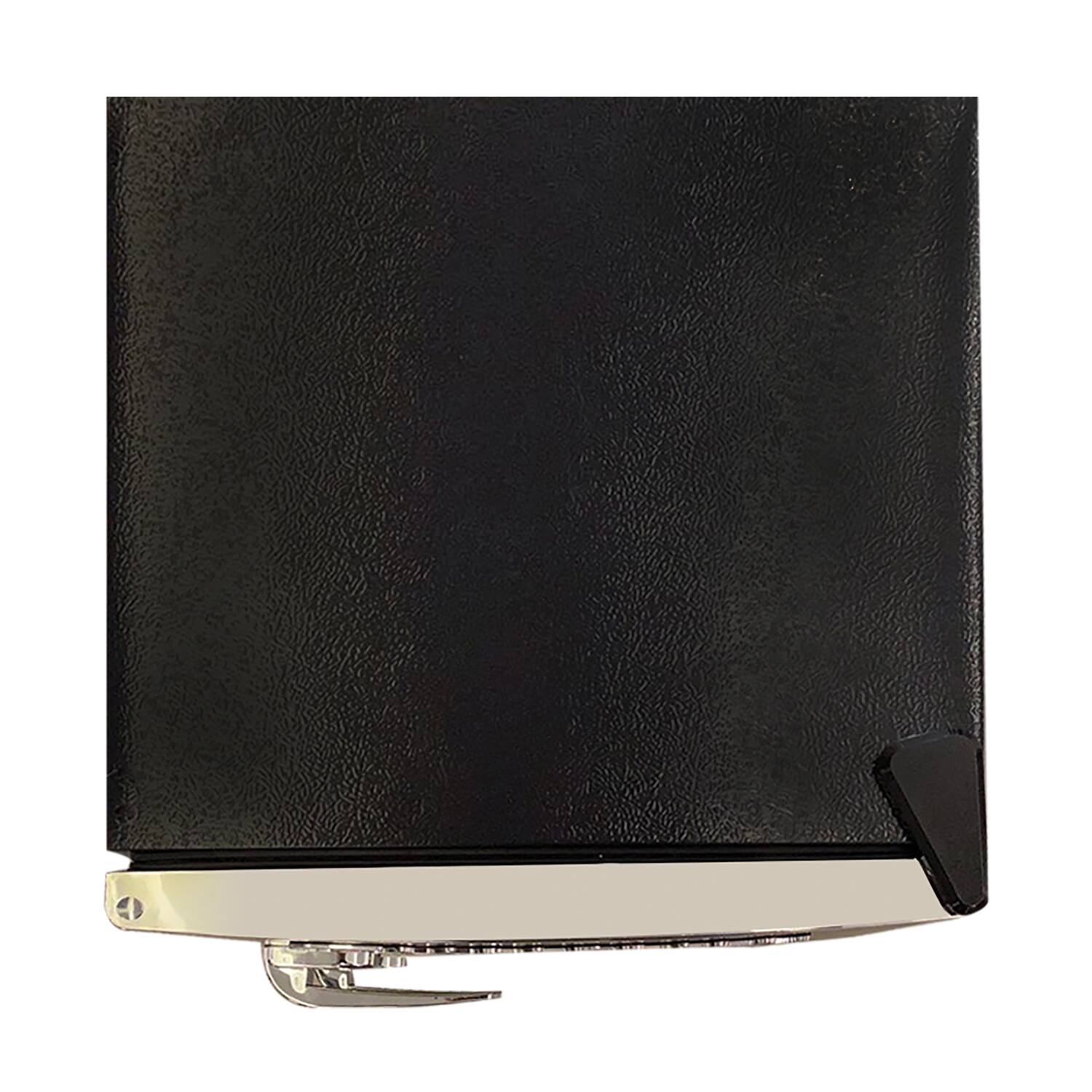 Alt View 3. Frigidaire - Frigidaire 3.2-cu Ft. 2-door Retro Compact Refrigerator With Freezer, Efr391-b, Platinum Design With Chrome Trim - silver.