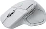 Logitech - MX Master 4 for Mac - Wireless Laser Ergonomic Mouse with Advanced Performance Haptic Feedback - Wireless - White Silver