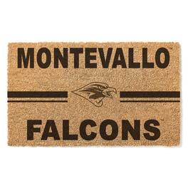 Jardine - Montevallo Falcons 18" x 30" Team Logo Doormat - Brown