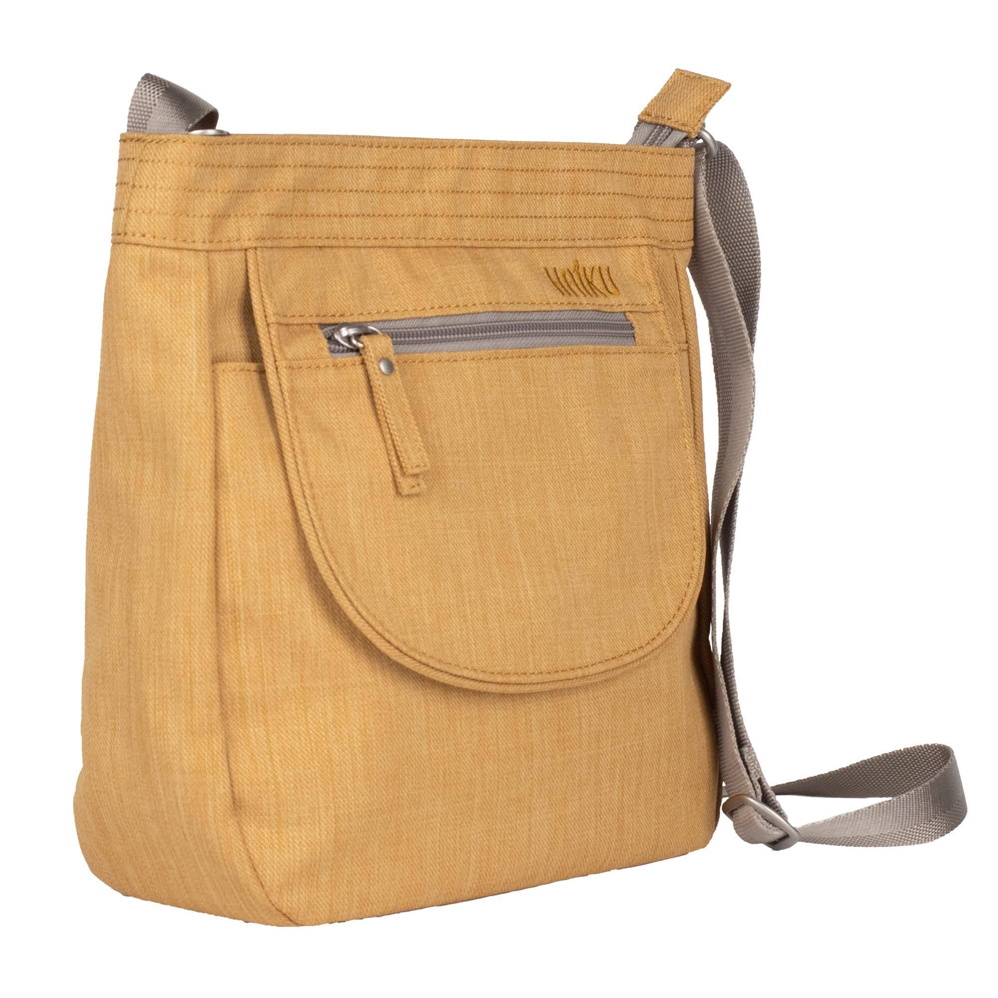 Angle. Haiku - Haiku Jaunt RFID Blocking Crossbody Travel Bag - Honeycomb.