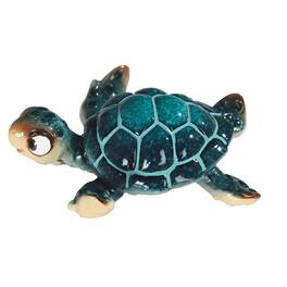 FC Design - 4"W Miniature Cute Sea Turtle Figurine Statue Desk Tabletop Home Decor Gift - Multi-Color