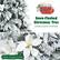 Merry Christmas Snow-Flocked Christmas Tree Create a joyful Christmas Lifelike Poinsettia Flowers