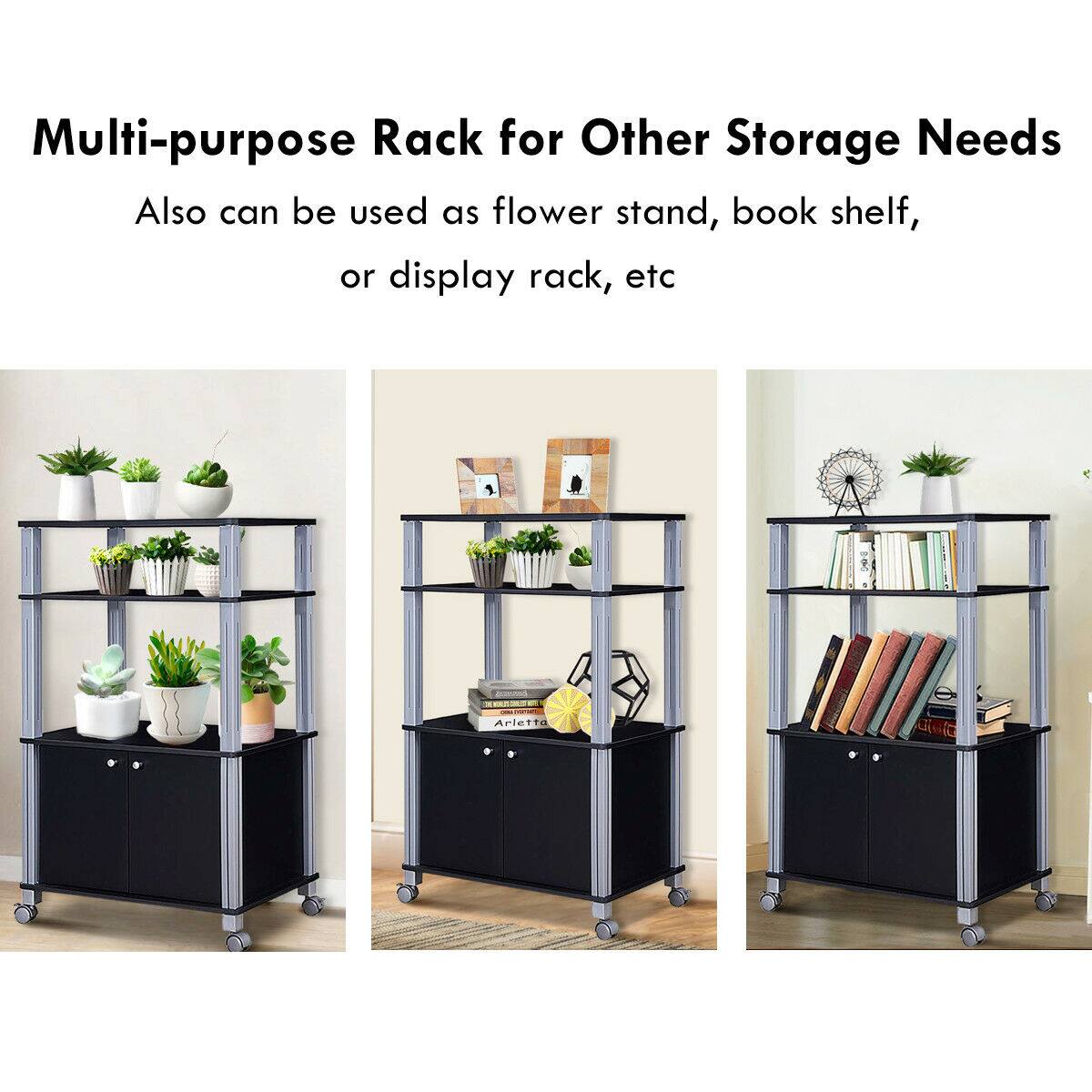 Multi-purpose Rack for Other Storage Needs

Also can be used as flower stand, book shelf, or display rack, etc