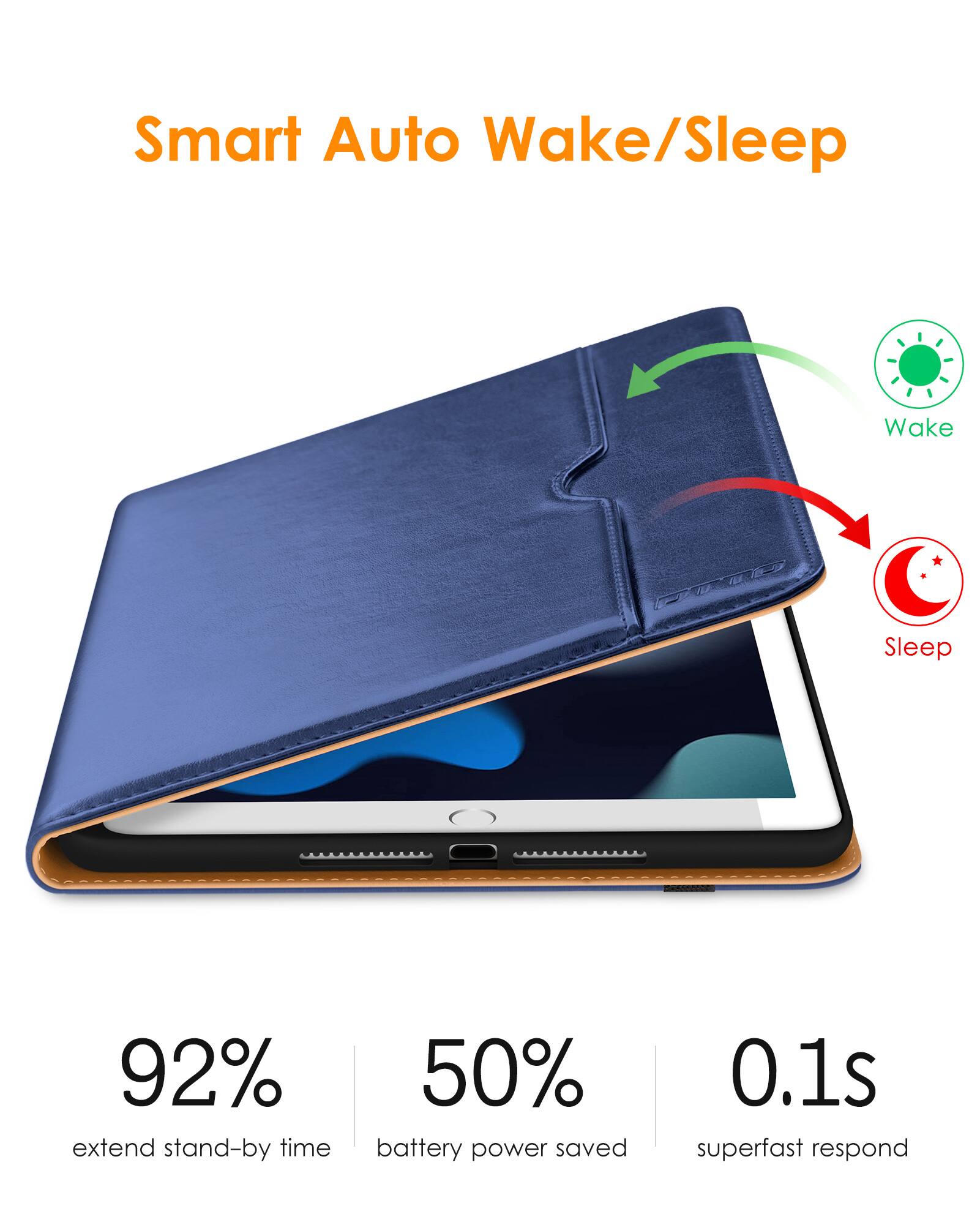 Smart Auto Wake/Sleep

- 92% extend stand-by time
- 50% battery power saved
- 0.1s superfast respond

Wake
Sleep