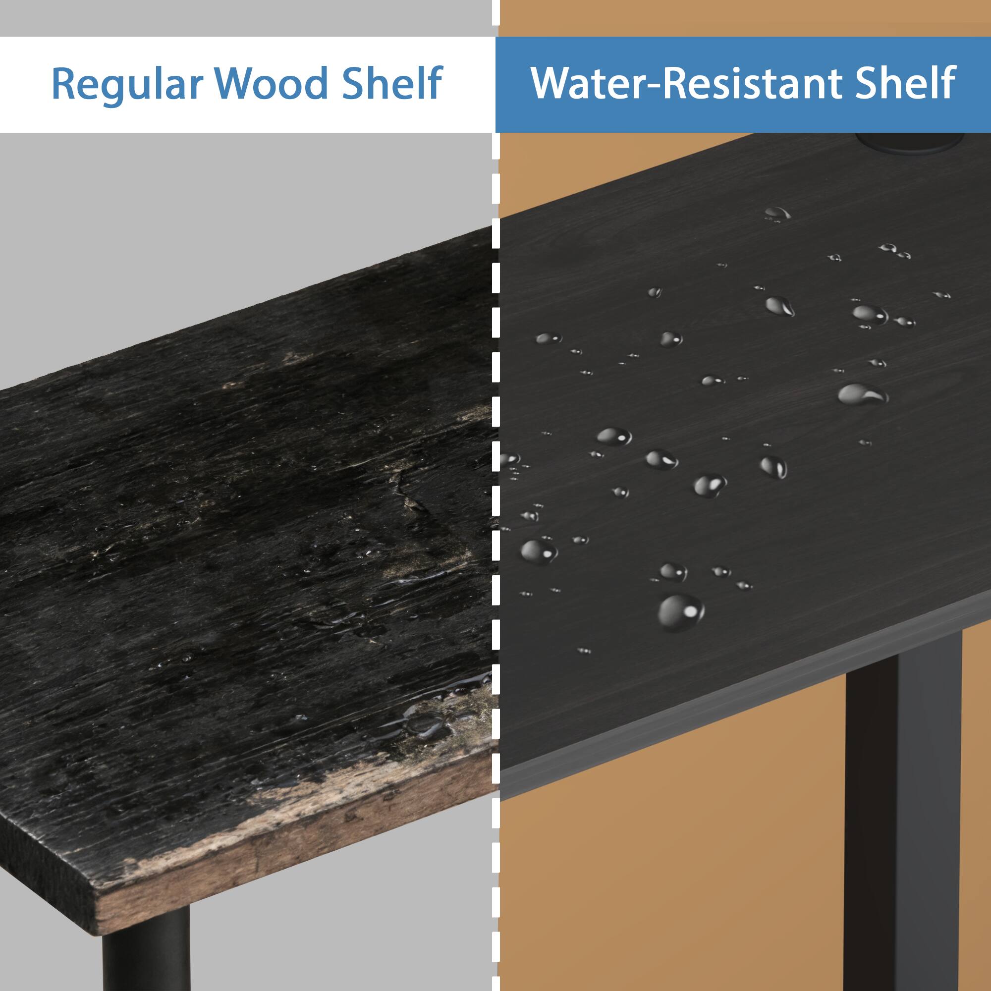 Regular Wood Shelf  
Water-Resistant Shelf