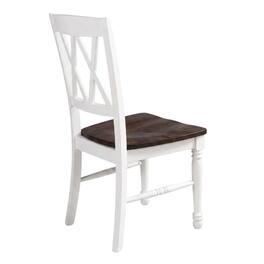 Crosley Furniture - Shelby 2-Piece Dining Chair Set - 2 Chairs - Distressed White